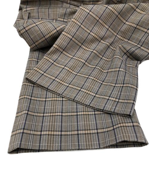 BALENCIAGA（バレンシアガ）BALENCIAGA (バレンシアガ) チェックスラックス ベージュ サイズ:44の古着・服飾アイテム