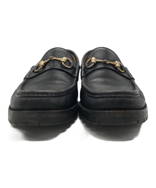 GUCCI（グッチ）GUCCI (グッチ) ビットローファー ブラック サイズ:40 1/2の古着・服飾アイテム