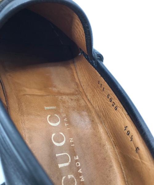 GUCCI（グッチ）GUCCI (グッチ) ビットローファー ブラック サイズ:40 1/2の古着・服飾アイテム