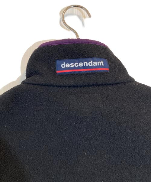 DESCENTE（デサント）DESCENTE (デサント) HUMMING FLEECE PULL OVER ブラック×パープル サイズ:2の古着・服飾アイテム