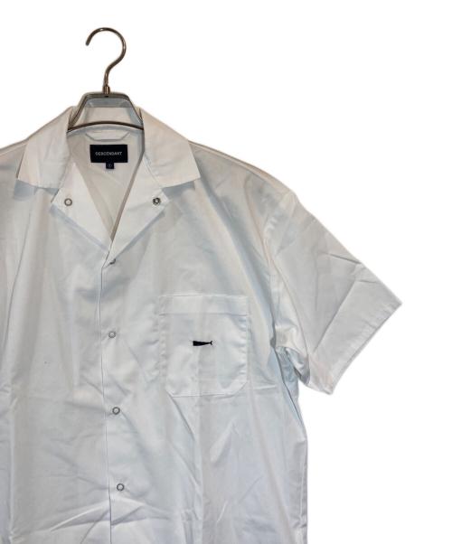 DESCENDANT（ディセンダント）DESCENDANT (ディセンダント) SOUS OPEN COLLAR SS SHIRT CACHALOT ホワイト サイズ:SIZE 1の古着・服飾アイテム