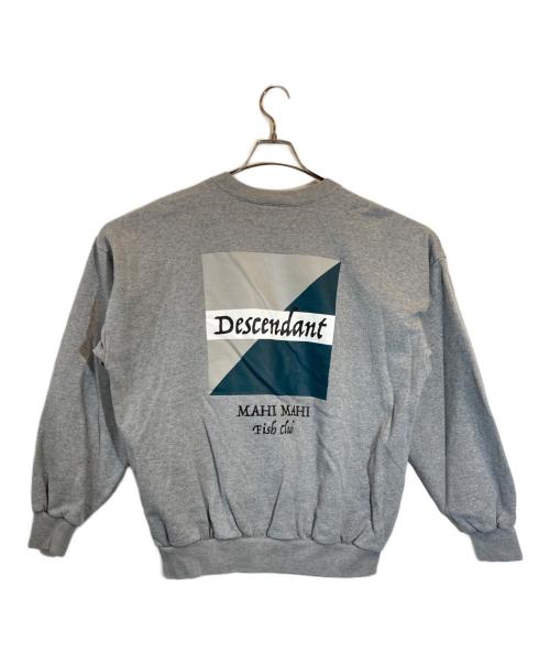 DESCENDANT（ディセンダント）DESCENDANT (ディセンダント) MAHIMAHI CREW NECK グレー サイズ:２の古着・服飾アイテム