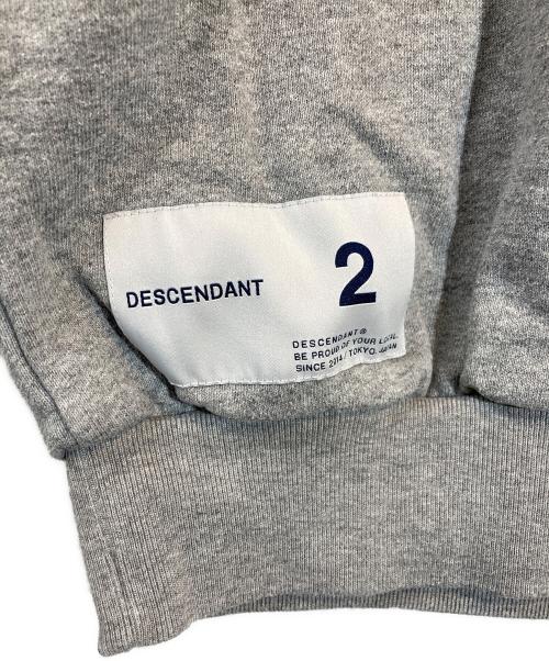DESCENDANT（ディセンダント）DESCENDANT (ディセンダント) MAHIMAHI CREW NECK グレー サイズ:２の古着・服飾アイテム
