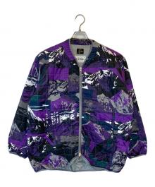 Needles×NOMA t.d.（ニードルズ×ノーマティーディー）の古着「総柄 キルティングジャケット」｜パープル