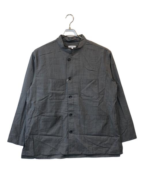 Engineered Garments（エンジニアドガーメンツ）Engineered Garments (エンジニアド ガーメンツ) Dayton Shirt Grey Sharkskin Wool グレー サイズ:L 未使用品の古着・服飾アイテム