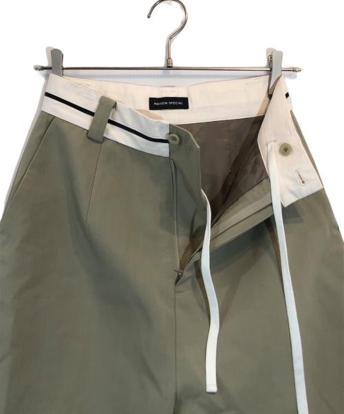 MAISON SPECIAL（メゾンスペシャル）MAISON SPECIAL (メゾンスペシャル) Marvelt Half Pants ベージュ サイズ:SIZE Sの古着・服飾アイテム