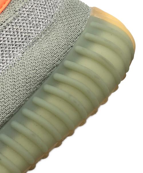 adidas（アディダス）adidas (アディダス) YEEZY BOOST 350 V2 グレー×オレンジ サイズ:27ｃｍの古着・服飾アイテム
