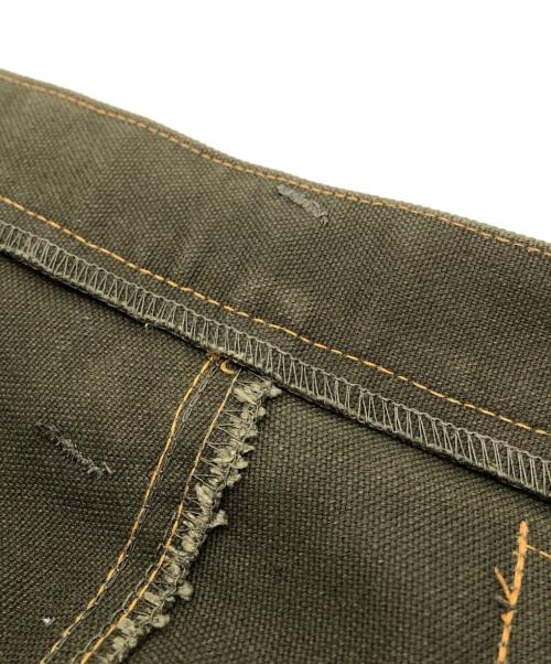 SUGARHILL（シュガーヒル）SUGARHILL (シュガーヒル) ローエッジキャンバスデニムパンツ オリーブ サイズ:30の古着・服飾アイテム