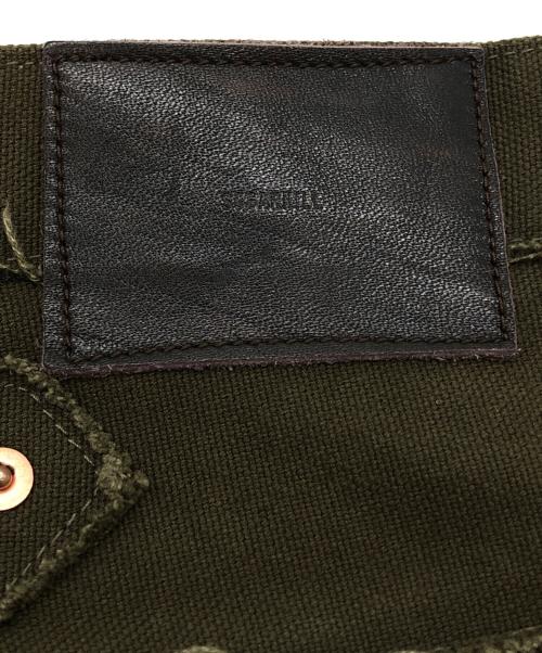 SUGARHILL（シュガーヒル）SUGARHILL (シュガーヒル) ローエッジキャンバスデニムパンツ オリーブ サイズ:30の古着・服飾アイテム