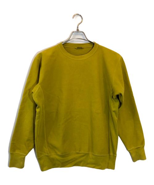AURALEE（オーラリー）AURALEE (オーラリー) SUPER MILLED SWEAT P/O イエロー サイズ:SIZE 4の古着・服飾アイテム