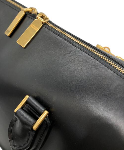 ALEXANDER McQUEEN（アレキサンダーマックイーン）ALEXANDER McQUEEN (アレキサンダーマックイーン) カーフレザー2WAYミニボストンバッグ ブラック サイズ:下記参照の古着・服飾アイテム