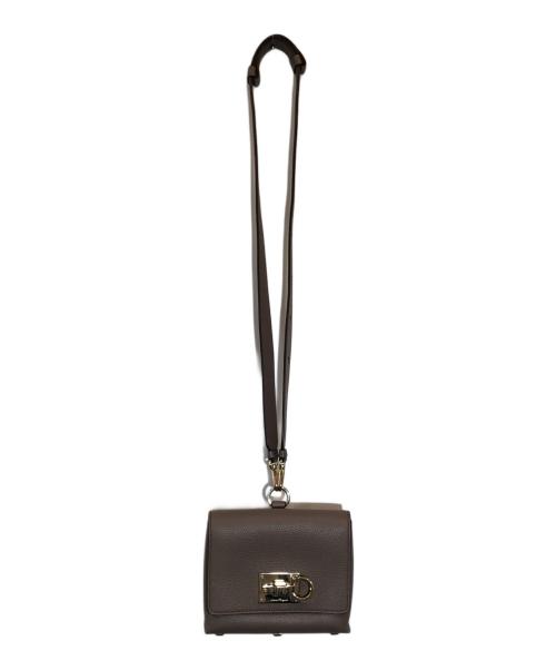 Salvatore Ferragamo（サルヴァトーレ フェラガモ）Salvatore Ferragamo (サルヴァトーレ フェラガモ) ショルダーバッグ ブラウンの古着・服飾アイテム