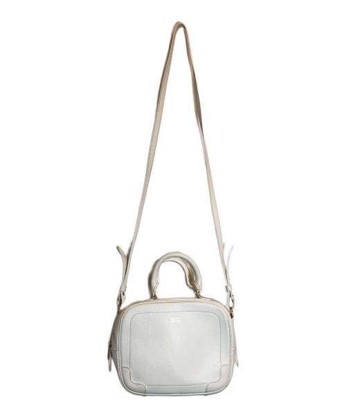 GIORGIO ARMANI（ジョルジョアルマーニ）GIORGIO ARMANI (ジョルジョアルマーニ) 2WAYバッグ ホワイトの古着・服飾アイテム