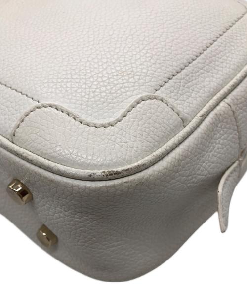 GIORGIO ARMANI（ジョルジョアルマーニ）GIORGIO ARMANI (ジョルジョアルマーニ) 2WAYバッグ ホワイトの古着・服飾アイテム