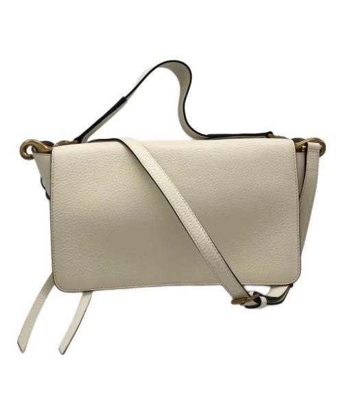 J&M DAVIDSON（ジェイ＆エム デヴィッドソン）J&M DAVIDSON (ジェイ＆エム デヴィッドソン) 2WAYバッグ アイボリーの古着・服飾アイテム