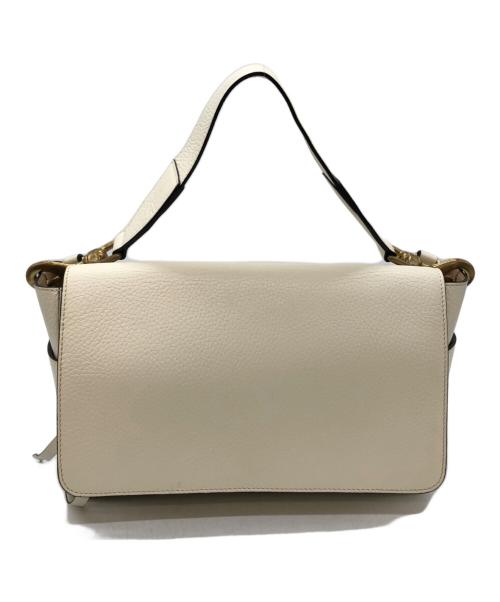 J&M DAVIDSON（ジェイ＆エム デヴィッドソン）J&M DAVIDSON (ジェイ＆エム デヴィッドソン) 2WAYバッグ アイボリーの古着・服飾アイテム