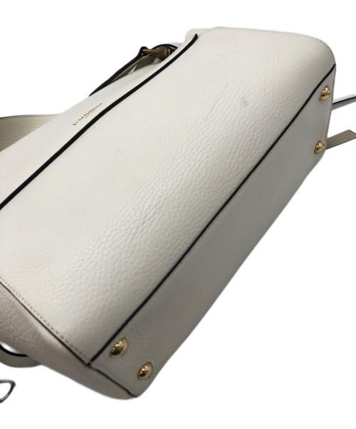 J&M DAVIDSON（ジェイ＆エム デヴィッドソン）J&M DAVIDSON (ジェイ＆エム デヴィッドソン) 2WAYバッグ アイボリーの古着・服飾アイテム