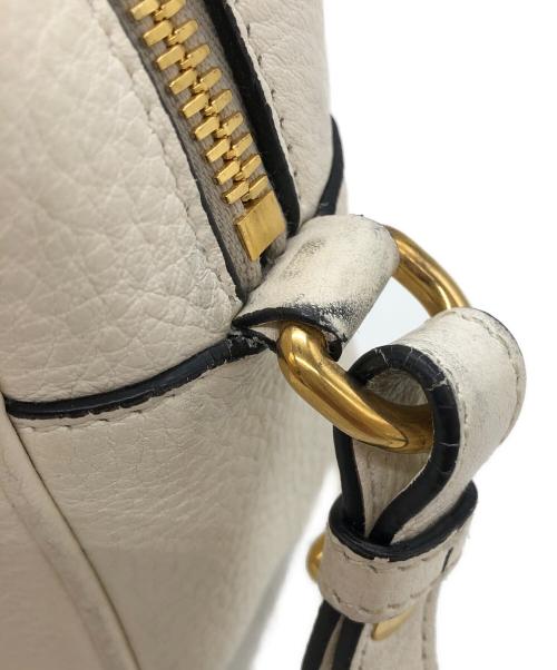 PRADA（プラダ）PRADA (プラダ) サフィアーノショルダーバッグ ホワイトの古着・服飾アイテム