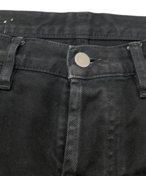 Maison Margiela（メゾンマルジェラ）Maison Margiela (メゾンマルジェラ) メモリーオブ カットオフ ボタンフライ 5ポケット デニム パンツ ブラック サイズ:30の古着・服飾アイテム