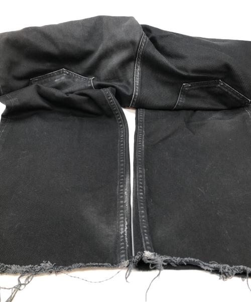 Maison Margiela（メゾンマルジェラ）Maison Margiela (メゾンマルジェラ) メモリーオブ カットオフ ボタンフライ 5ポケット デニム パンツ ブラック サイズ:30の古着・服飾アイテム