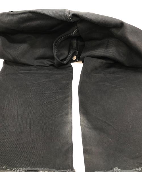 Maison Margiela（メゾンマルジェラ）Maison Margiela (メゾンマルジェラ) メモリーオブ カットオフ ボタンフライ 5ポケット デニム パンツ ブラック サイズ:30の古着・服飾アイテム