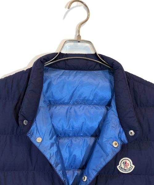 MONCLER（モンクレール）MONCLER (モンクレール) ダウンベスト ネイビー サイズ:SIZE 3の古着・服飾アイテム
