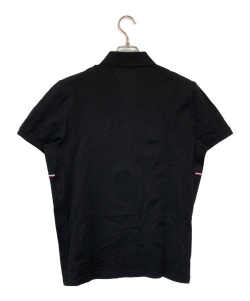 MONCLER（モンクレール）MONCLER (モンクレール) ポロシャツ ブラック サイズ:SIZE L 未使用品の古着・服飾アイテム