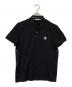 MONCLER（モンクレール）の古着「ポロシャツ」｜ブラック