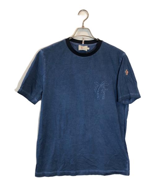MONCLER GRENOBLE（モンクレール グルノーブル）MONCLER GRENOBLE (モンクレール グルノーブル) Ｓ/Ｌカットソー ブルー サイズ:SIZE Lの古着・服飾アイテム