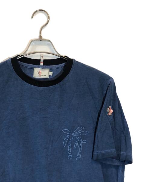 MONCLER GRENOBLE（モンクレール グルノーブル）MONCLER GRENOBLE (モンクレール グルノーブル) Ｓ/Ｌカットソー ブルー サイズ:SIZE Lの古着・服飾アイテム
