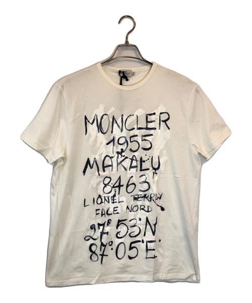 MONCLER（モンクレール）MONCLER (モンクレール) MAGLIA T-shirts ホワイト サイズ:SIZE XL 未使用品の古着・服飾アイテム