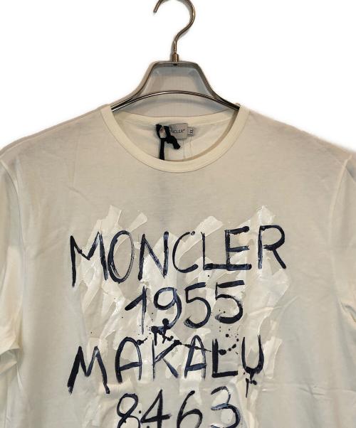 MONCLER（モンクレール）MONCLER (モンクレール) MAGLIA T-shirts ホワイト サイズ:SIZE XL 未使用品の古着・服飾アイテム