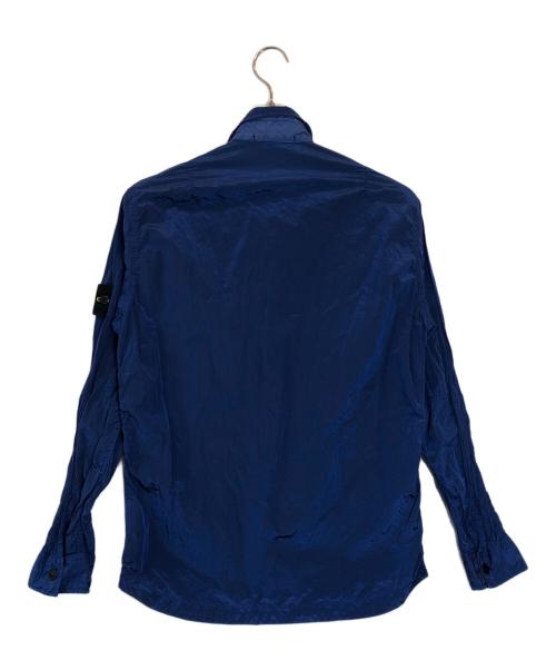 STONE ISLAND（ストーンアイランド）STONE ISLAND (ストーンアイランド) NYLON METAL SHIRT JACKET ネイビー サイズ:SIZE Lの古着・服飾アイテム
