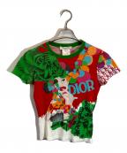 Christian Dior BOUTIQUEクリスチャン ディオールブティック）の古着「アートプリントスモールTEE」｜マルチカラー