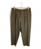 MARNIマルニ）の古着「トロピカルウールパンツ」｜オリーブ