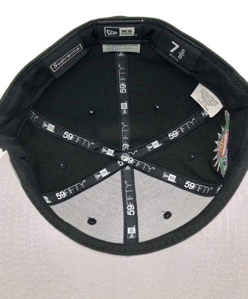 SUPREME（シュプリーム）Supreme (シュプリーム) New Era (ニューエラ) 2Tone Box Logo キャップ ブラック×ホワイト サイズ:SIZE 7 5/8の古着・服飾アイテム