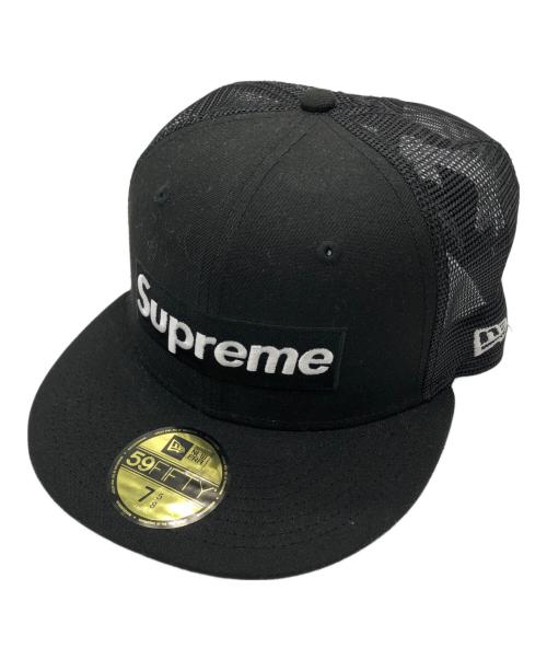 SUPREME（シュプリーム）Supreme (シュプリーム) New Era (ニューエラ) Box Logo Mesh Back キャップ ブラック サイズ:SIZE 7 5/8の古着・服飾アイテム