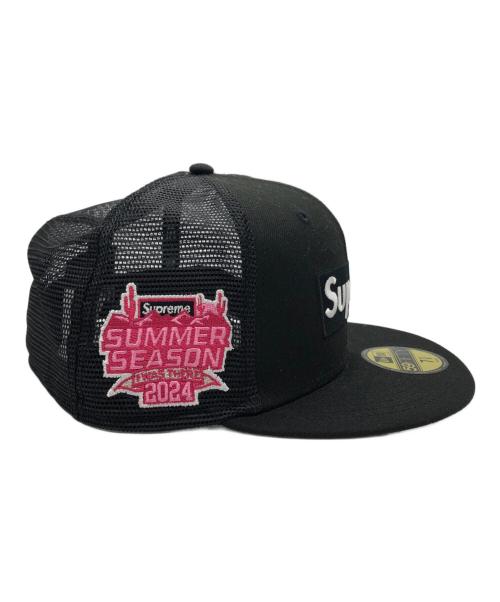 SUPREME（シュプリーム）Supreme (シュプリーム) New Era (ニューエラ) Box Logo Mesh Back キャップ ブラック サイズ:SIZE 7 5/8の古着・服飾アイテム