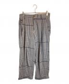 KHOKIコッキ）の古着「Fringed-design pants」｜ブルー