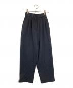 CLANEクラネ）の古着「TWO TUCK SWEAT PANTS」｜ブラック