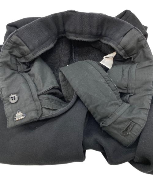 CLANE（クラネ）CLANE (クラネ) TWO TUCK SWEAT PANTS ブラック サイズ:SIZE 0の古着・服飾アイテム