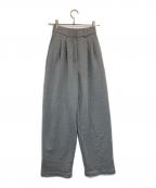 CLANEクラネ）の古着「TWO TUCK SWEAT PANTS」｜グレー