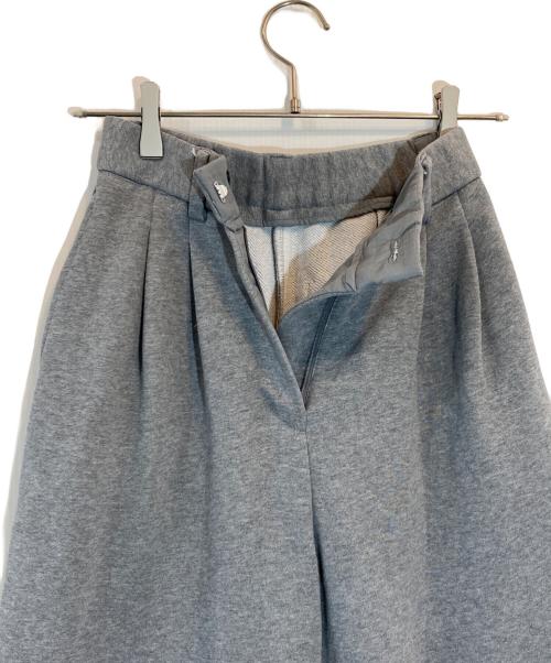 CLANE（クラネ）CLANE (クラネ) TWO TUCK SWEAT PANTS グレー サイズ:SIZE 0の古着・服飾アイテム