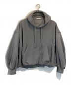 CLANEクラネ）の古着「BALLOON SWEAT HOODIE」｜グレー