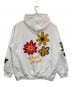 X-LARGE (エクストララージ) FLOWER PULLOVER HOODED SWEAT ホワイト サイズ:SIZE XL 未使用品：10000円