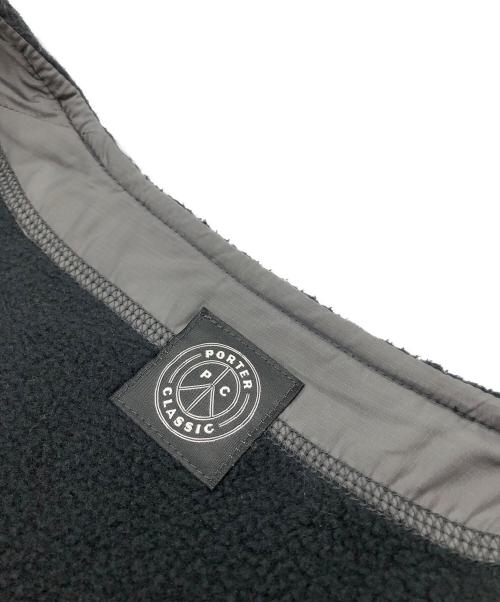Porter Classic（ポータークラシック）Porter Classic (ポータークラシック) ポーラテック フリースボアベスト ブラック サイズ:2の古着・服飾アイテム