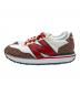 NEW BALANCE (ニューバランス) CASABLANCA (カサブランカ) スニーカー レッド サイズ:27.5ｃｍ：9000円