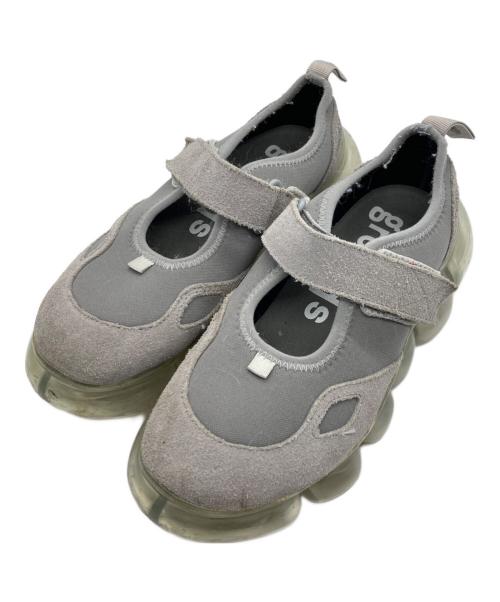 Mikio Sakabe（ミキオサカベ）Mikio Sakabe (ミキオサカベ) grounds メリージェーン グレー サイズ:SIZE 23cmの古着・服飾アイテム