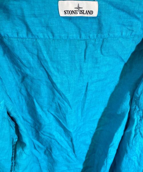 STONE ISLAND（ストーンアイランド）STONE ISLAND (ストーンアイランド) シャツ ブルー サイズ:SIZE Mの古着・服飾アイテム