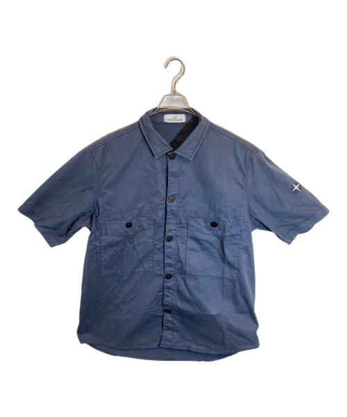 STONE ISLAND（ストーンアイランド）STONE ISLAND (ストーンアイランド) S/Sシャツ ネイビー サイズ:SIZE XLの古着・服飾アイテム